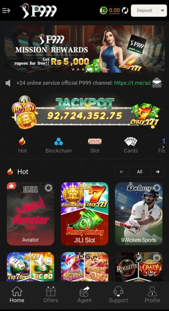 P999 - Casino App
